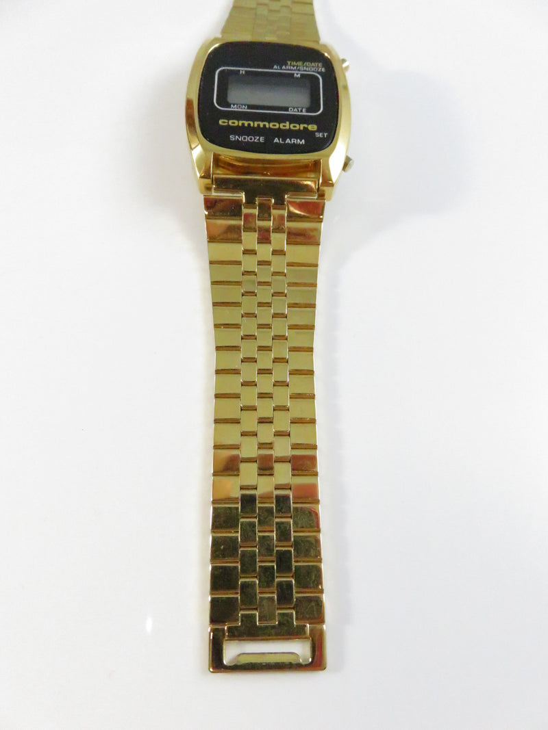 Commodore Digital Quartz Watch with Savant Box For Parts Only approx. 7"
