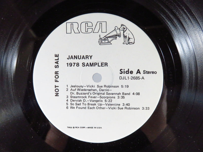 RCA Records 1978 Sampler Various Artist Promo LP DJL1-2685 Vinyl Record Album front of record