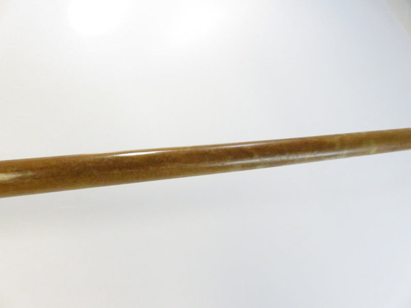 Antique Wood Crook-Handle Walking Cane ~ Wire Wrap Collar ~ 34¼″ Long