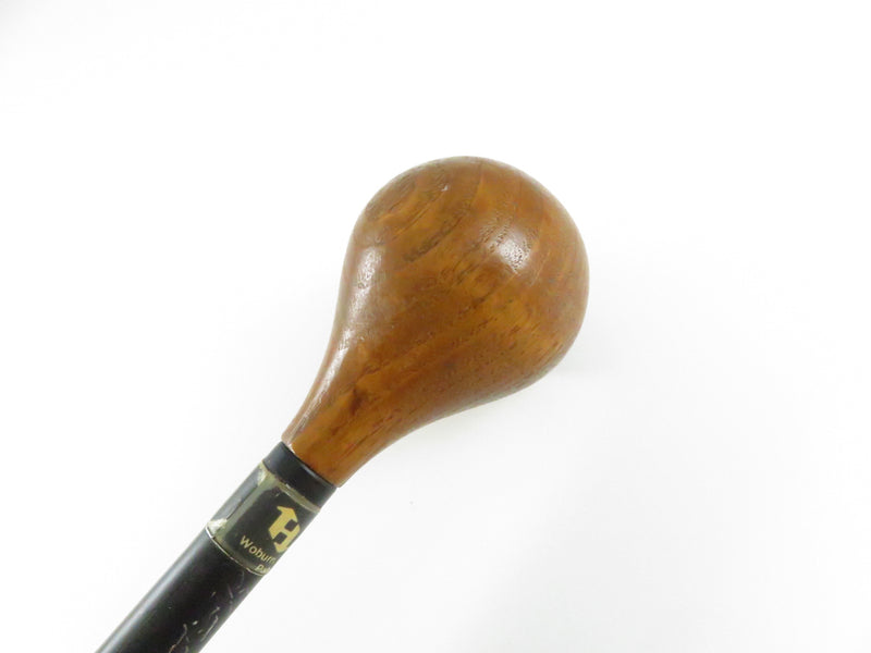 Hycor Collapsible Cane Patent 3,669,133 ~ Wood Ball Grip ~ 1970s Mobility Aid