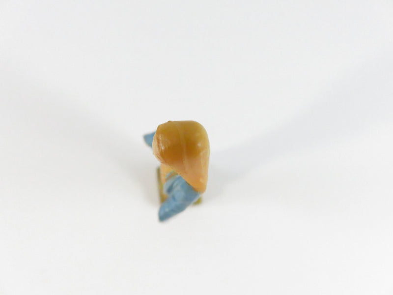 Vintage Mini Virgin Mary Statue approx. 2½" Plastic / Resin Missing Magnet