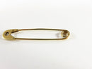 14K Solid Gold Safety Pin 2" Long 2.6 Grams Vintage Pre-owned Safety Pin product image for Just Stuff I Sell, clear front view, neutral background, original listing photo, optimized descriptive alt text, centered composition variant 4