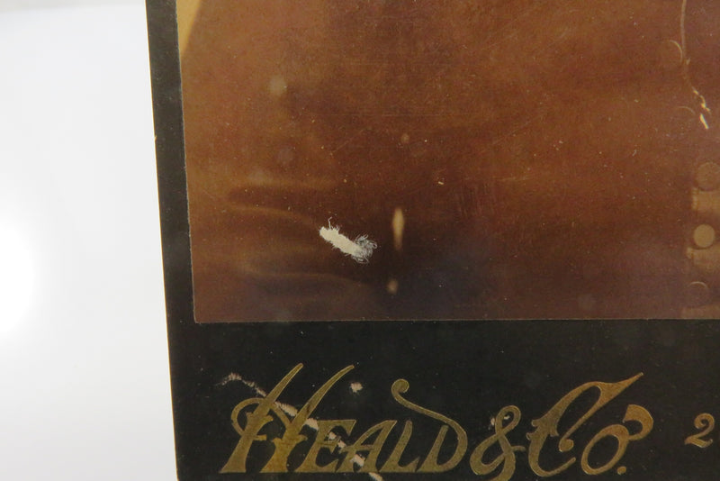 Antique Cabinet Card Man Unbuttoned Shirt Heald & Co Prov. RI