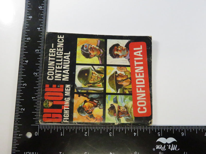 1966 G.I. Joe Fighting Men Counter-Intelligence Manual Confidential Booklet by Hasbro