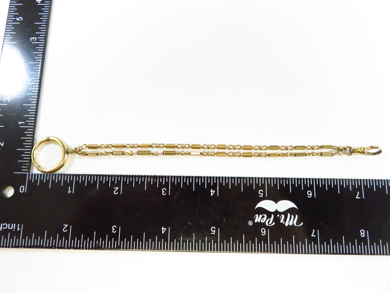 7 1/2 Double Chain 1/10 14K Gold Filled Pocket Watch Chain by The Ballou Company