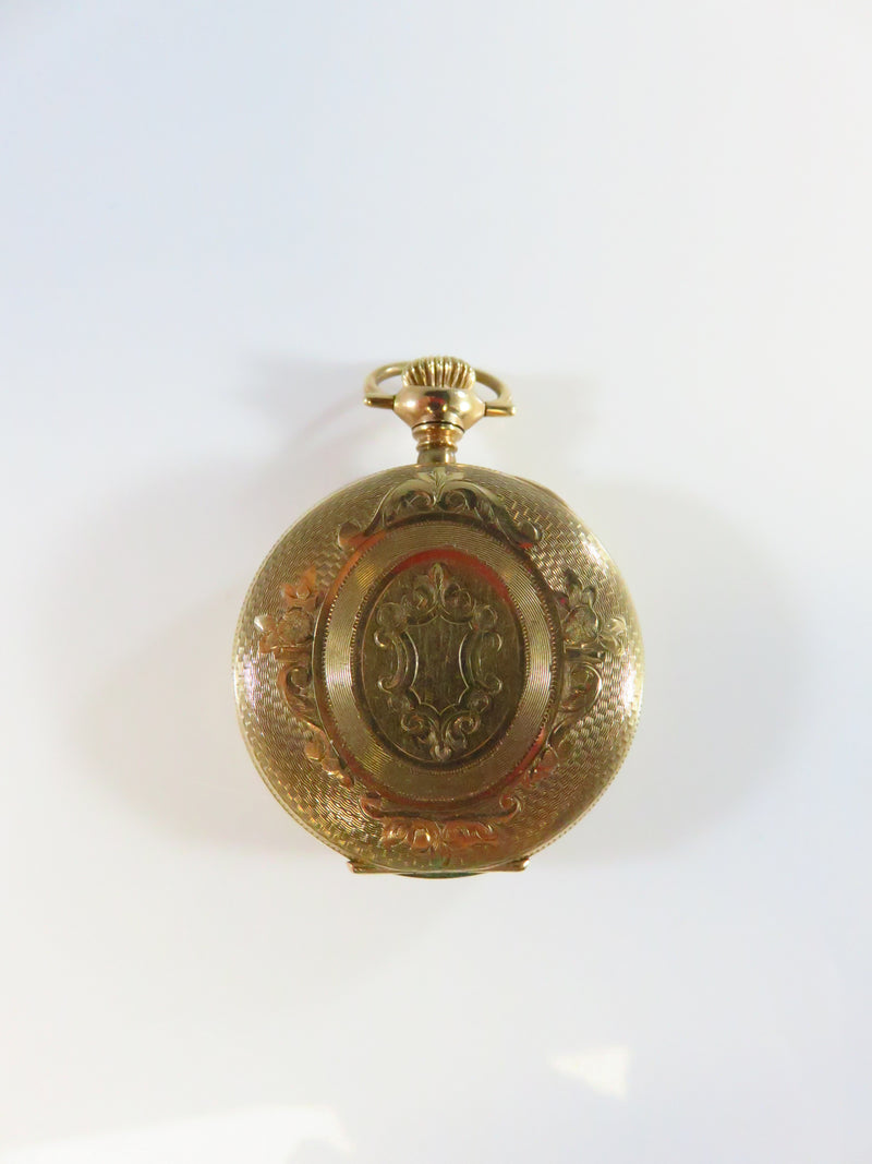 c1915 Waltham Pocket Watch Size 0s Model 1900  7 Jewel Grade 110