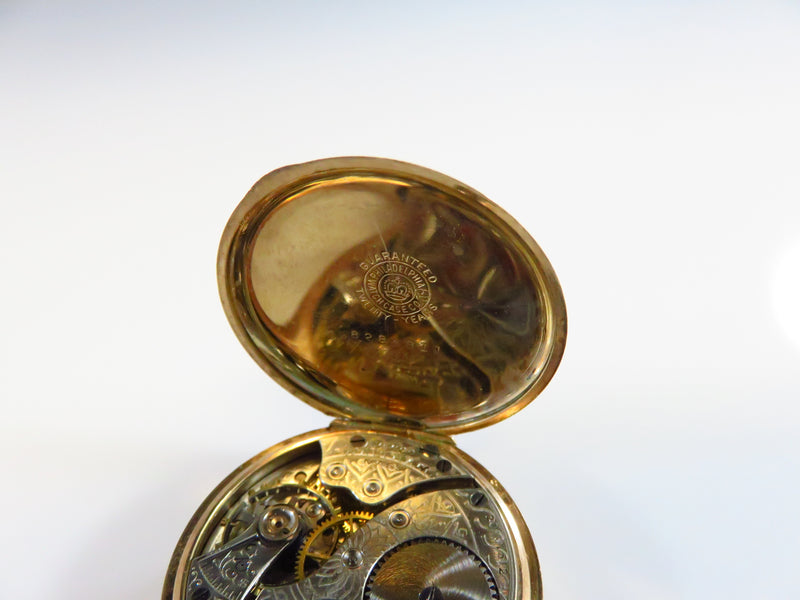 c1915 Waltham Pocket Watch Size 0s Model 1900  7 Jewel Grade 110