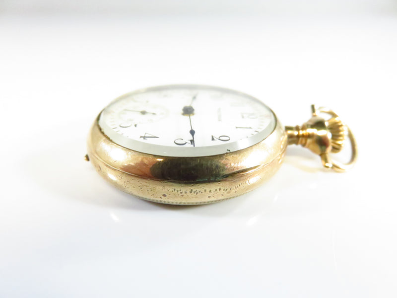 c1915 Waltham Pocket Watch Size 0s Model 1900  7 Jewel Grade 110