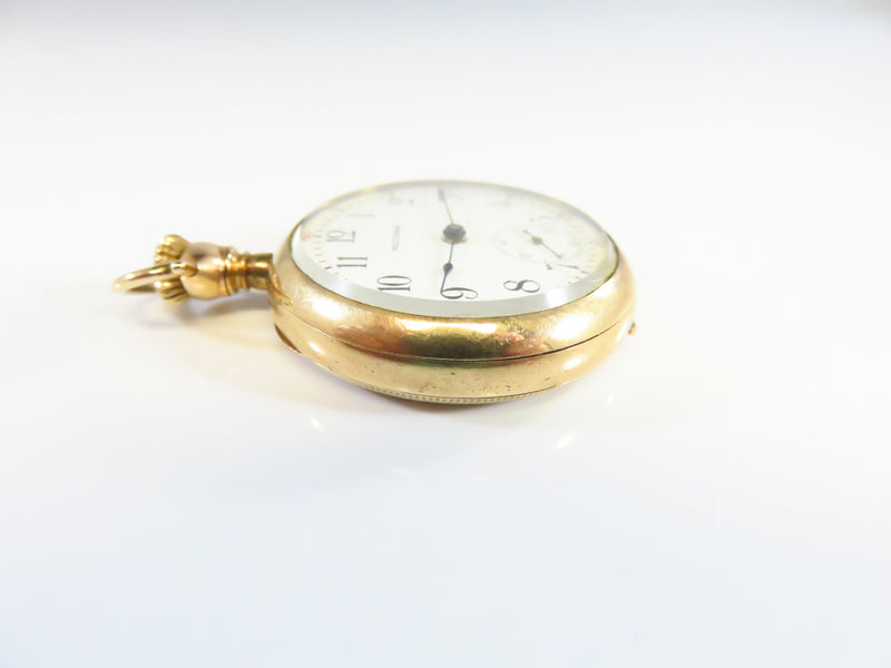 c1915 Waltham Pocket Watch Size 0s Model 1900  7 Jewel Grade 110