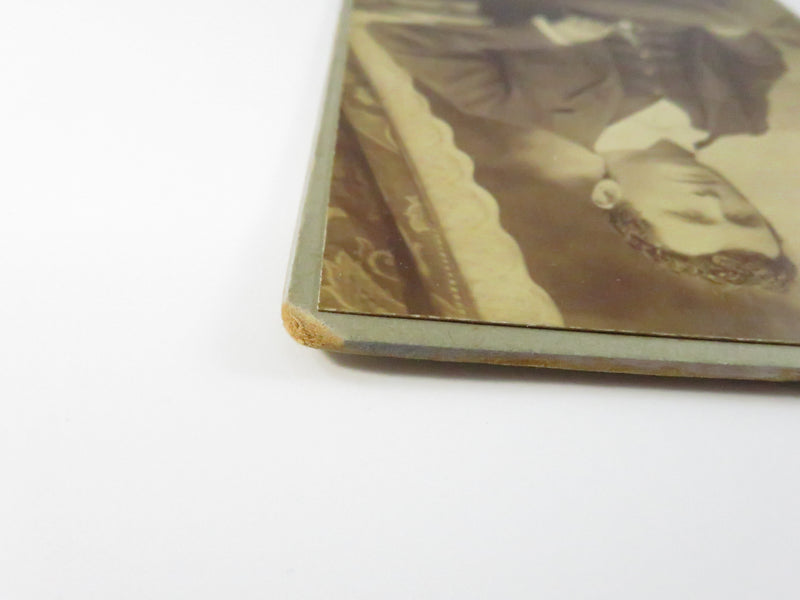 Antique Cabinet Card Photograph – The Charleston Studios, 58 Hunter Street, Newcastle – William Kelly