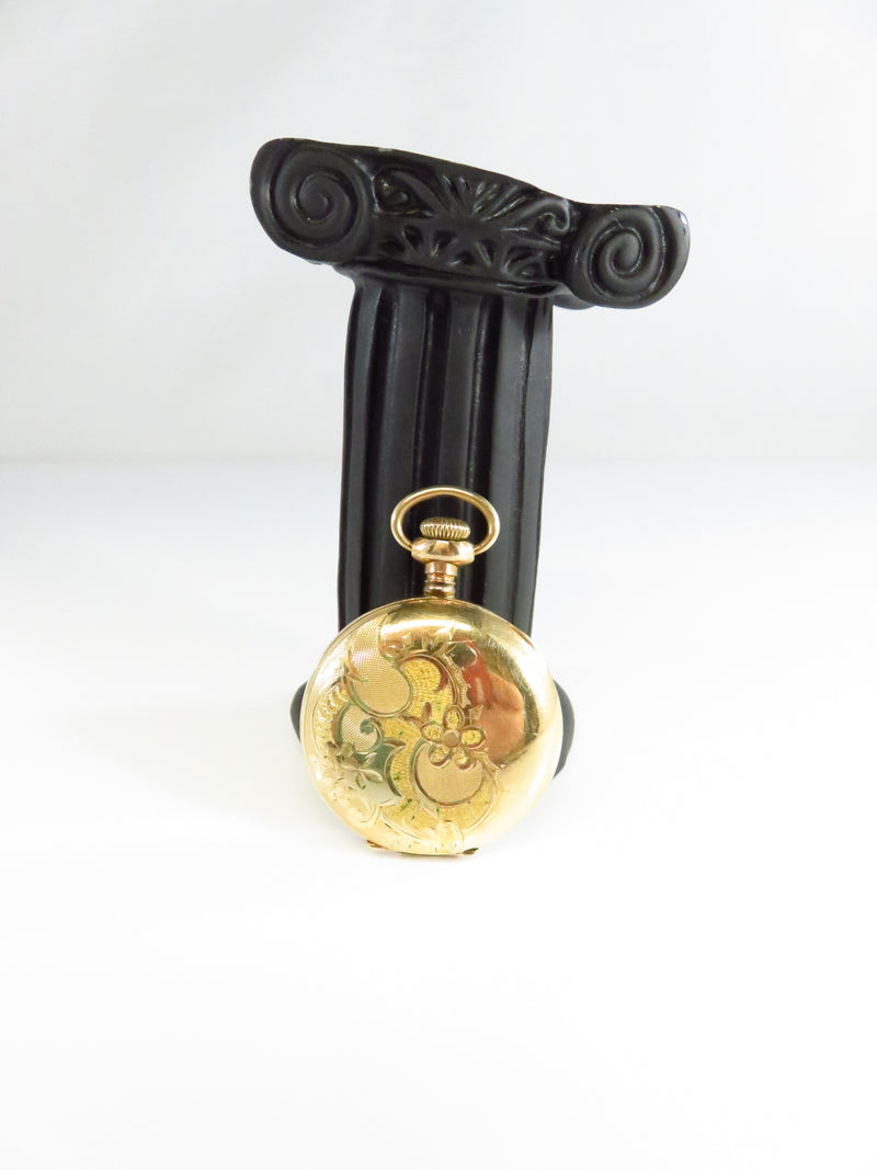 c1908 Elgin Pendant Pocket Watch Size 0s Model 2  7 Jewel Grade 320 Class 116