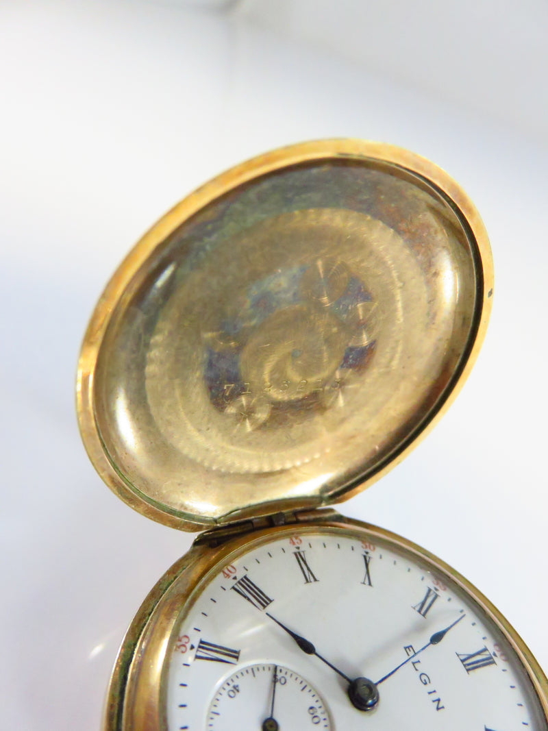 c1908 Elgin Pendant Pocket Watch Size 0s Model 2  7 Jewel Grade 320 Class 116