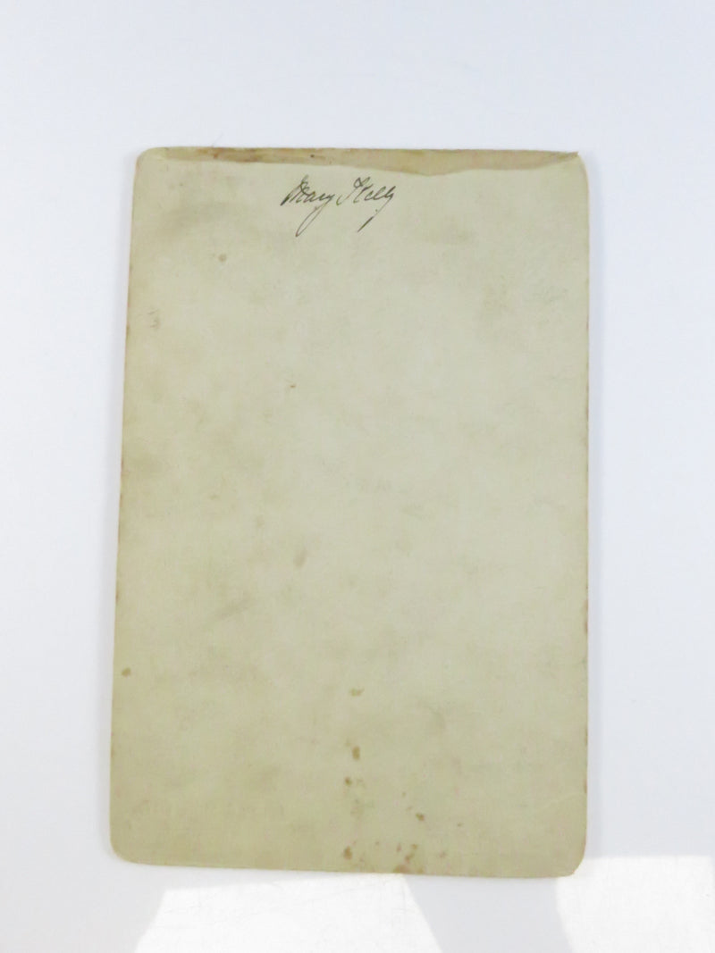 Antique Cabinet Card Photograph – “Mary Kelly” by Charleston Elite Studio, Newcastle