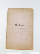 Antique Cabinet Card Photograph – Gentleman with Parasol by W. Snell, Bergen Point, New Jersey