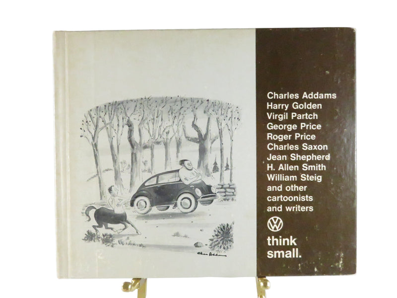 Volkswagen "Think Small" 1967 Cartoon & Humor Book – Good Condition
