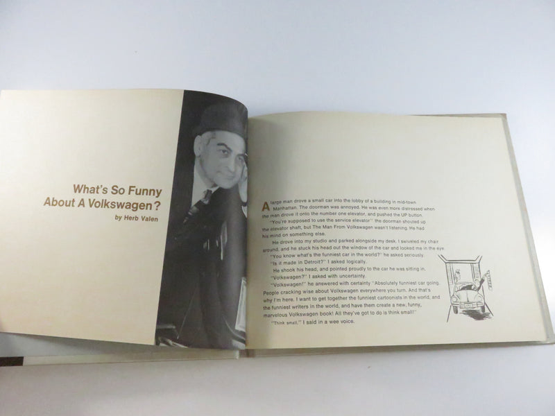 Volkswagen "Think Small" 1967 Cartoon & Humor Book – Good Condition