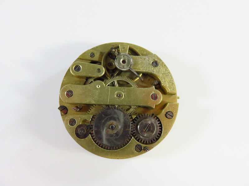 Hot Mess European Style Pocket Watch Movement 40.51mm For Parts or Repurpose