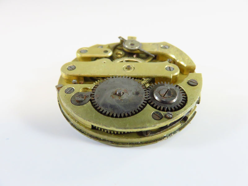 Hot Mess European Style Pocket Watch Movement 40.51mm For Parts or Repurpose