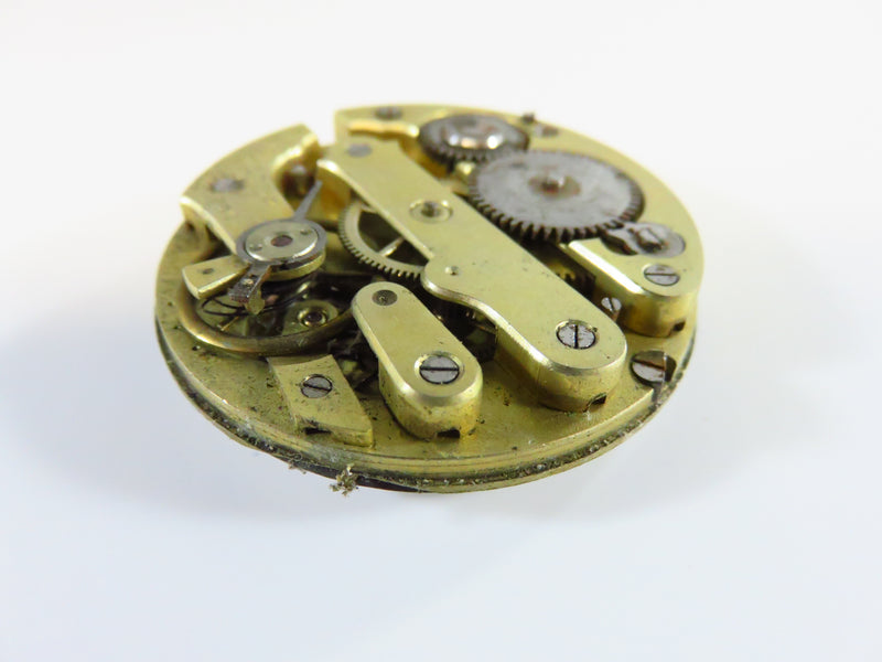 Hot Mess European Style Pocket Watch Movement 40.51mm For Parts or Repurpose