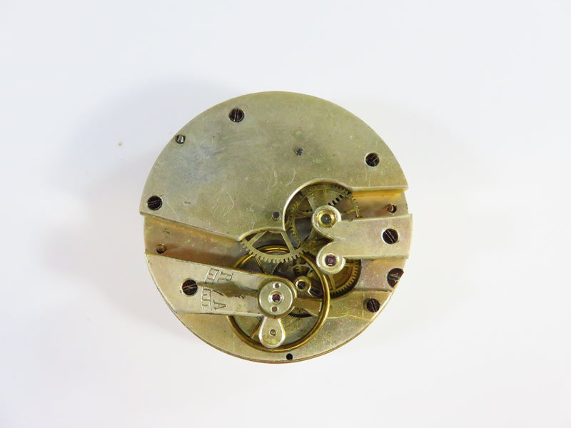 European Style Pocket Watch Movement 40.64mm For Parts Repair