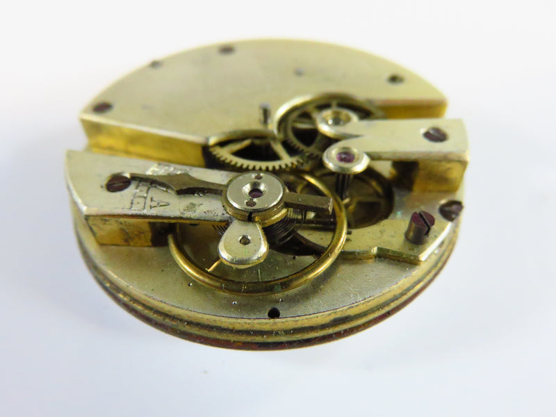 European Style Pocket Watch Movement 40.64mm For Parts Repair