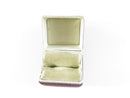Vintage 1930s–1940s Purple Velvet-Paper Ring Box
