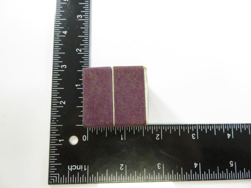 Vintage 1930s–1940s Purple Velvet-Paper Ring Box