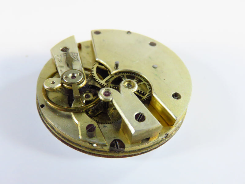 European Style Pocket Watch Movement 40.64mm For Parts Repair