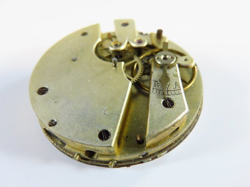 European Style Pocket Watch Movement 40.64mm For Parts Repair