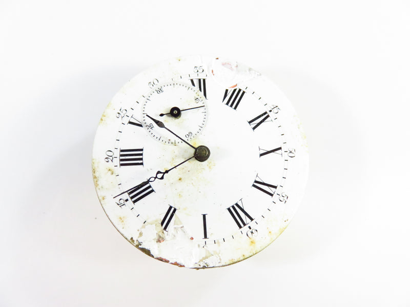 European Style Pocket Watch Movement 40.64mm For Parts Repair