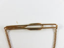 Vintage Swank 1955 Gold-Tone Tie Bar with Dangling Year Plaque & Box