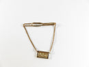 Vintage Swank 1955 Gold-Tone Tie Bar with Dangling Year Plaque & Box
