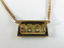 Vintage Swank 1955 Gold-Tone Tie Bar with Dangling Year Plaque & Box