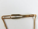 Vintage Swank 1955 Gold-Tone Tie Bar with Dangling Year Plaque & Box