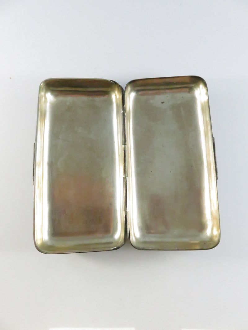 Antique Silver Plated Visiting Card or Cigarette Case Dated 17 January 1877