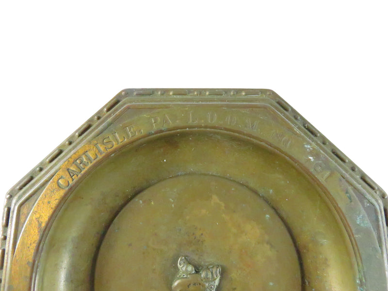 1949 Carlisle PA L.O.O.M. No. 761 Bronze Annual Dues Payer Ashtray
