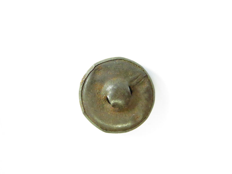 Antique Stamped Metal Rosette Button c.1880–1910