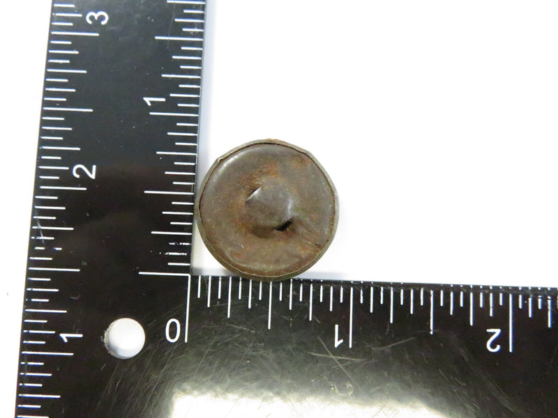 Antique Stamped Metal Rosette Button c.1880–1910