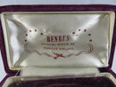 Benrus Vintage Watch Display Box c1940s–1950s Velvet Airline Advertising Case for Men’s Wristwatch