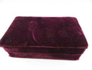Benrus Vintage Watch Display Box c1940s–1950s Velvet Airline Advertising Case for Men’s Wristwatch