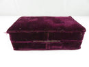 Benrus Vintage Watch Display Box c1940s–1950s Velvet Airline Advertising Case for Men’s Wristwatch