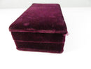 Benrus Vintage Watch Display Box c1940s–1950s Velvet Airline Advertising Case for Men’s Wristwatch