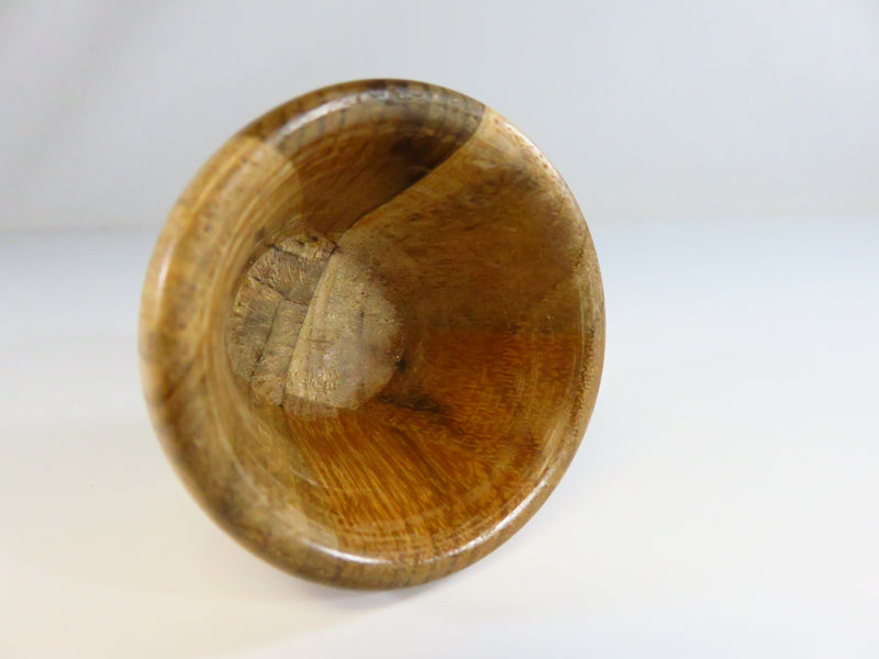 Turned Wood Small Shot Glass Unsigned 1 1/2"