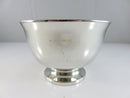 North Carolina State University Pewter Presentation Bowl 95% Tin Universal Footed Trinket Trophy Style Deco
