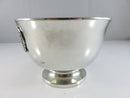 North Carolina State University Pewter Presentation Bowl 95% Tin Universal Footed Trinket Trophy Style Deco