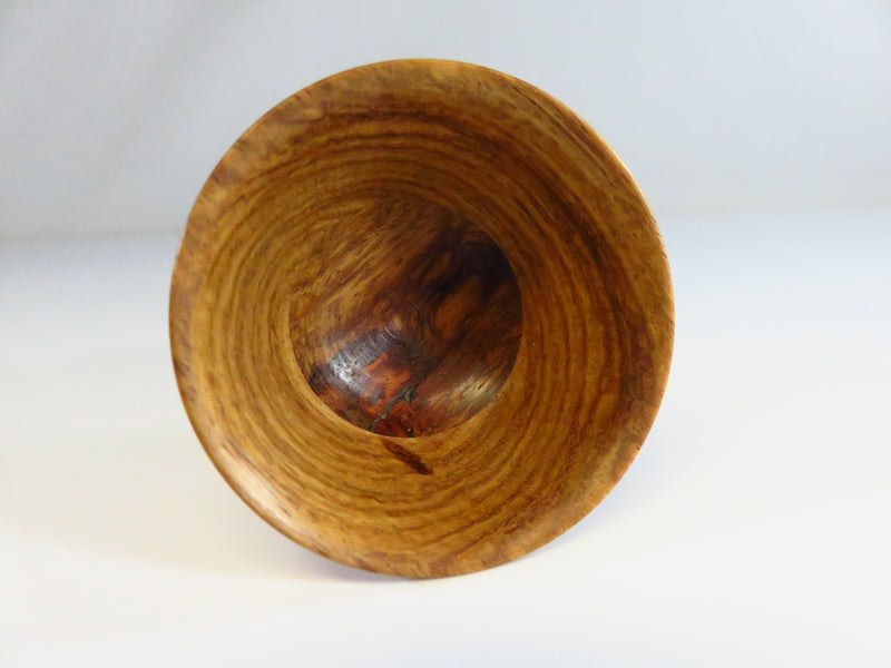 Handmade Turned Wood Small Shot Glass Signed Henry 108