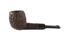 Tobacco pipe with textured bowl on a white background
