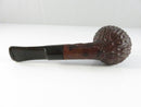 Vintage Rusticated Briar Nosewarmer Pipe Italy 4 Inch Tobacco Pipe Carved Billiard Style