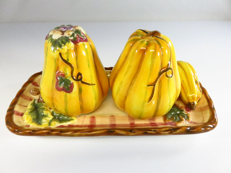 Bella Casa by Ganz Autumn Gourds Salt & Pepper Shaker Set