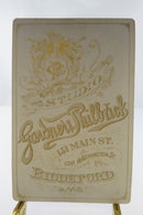 Young Man Mustache Antique Cabinet Card Gardner and Philbrick Biddeford Maine product image for Just Stuff I Sell, clear front view, neutral background, original listing photo, optimized descriptive alt text, centered composition variant 3